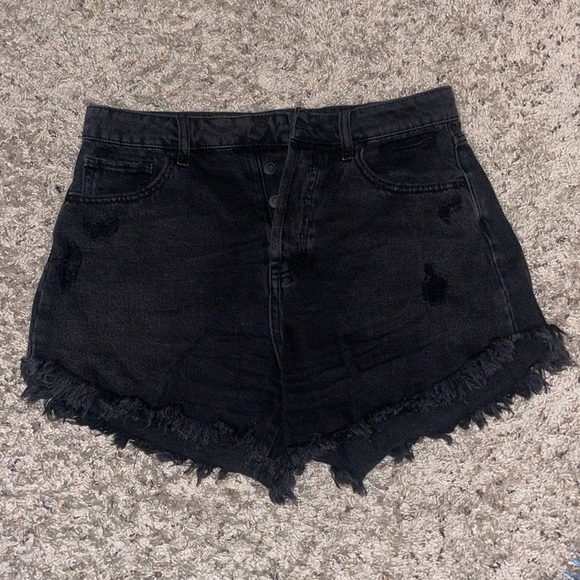 Wild Fable Black Denim Shorts. - Picture 1 of 5